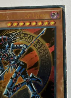 Yugioh! TCG Dark Magician of Chaos Holo 1st Edition YGLD-ENC02 HEAVILY DAMAGED - Image 5