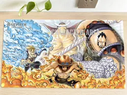 O-P Duel Playmat Ace CCG OPCG TCG Trading Card Game Mat Pad Mousepad & Bag - Image 1