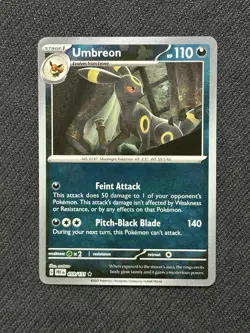 NM Umbreon (Masterball) 059/131 Prismatic Evolutions Reverse Holo Pokemon Card - Image 1
