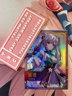 Goddess Feast White Story - SSR019 Bronze - Keqing - Anime Sexy Waifu Card - Image 1