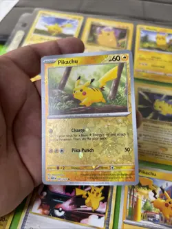 Pokemon Binder Collection Pikachu Cards WOTC EX Era Scarlet & Violet - Image 3