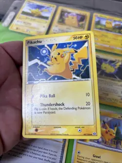 Pokemon Binder Collection Pikachu Cards WOTC EX Era Scarlet & Violet - Image 5