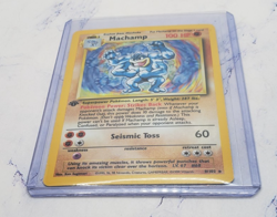 Machamp 8/102 Base Set 1st Edition Holo Rare Pokemon Card - Image 3