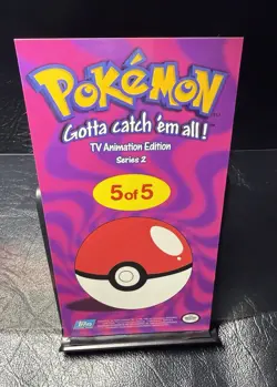 2000 TOPPS CHARIZARD 5 OF 5 SERIES 2 TV ANIMATION TIN TOPPER POKEMON CARD - Image 2