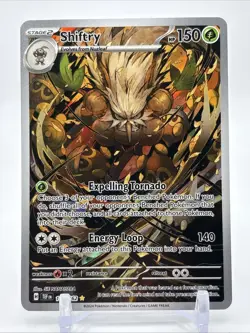 Pokemon TCG Shiftry 163/162 Temporal Forces Illustration Rare Card NM Condition - Image 1