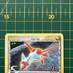 POKEMON EX DELTA SPECIES REVERSE HOLO STAMPED LATIAS CARD 8/113 - Image 5