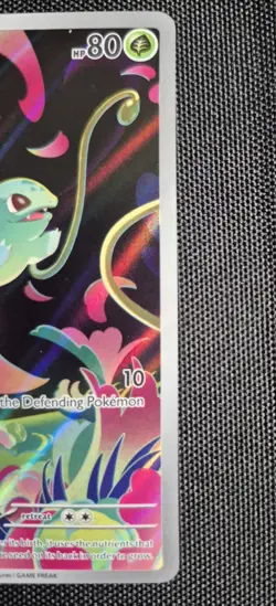 Bulbasaur 133/132 Mega Evolution Illustration Rare Gold Star Pokemon Card - Image 2