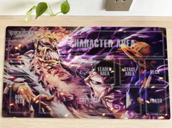 O-P Playmat Luffy vs Doflamingo CCG OPCG TCG Trading Card Game Mat Pad Mousepad - Image 1