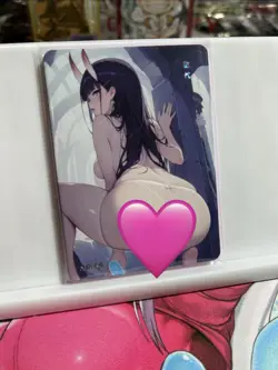 Raiden Mei NP Box Topper Card Under The Nightgown Anime Waifu - Image 1