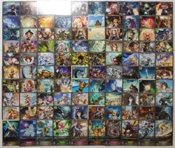 Lot of 100 Japanese Shadowverse EVOLVE Card set TCG - Image 1