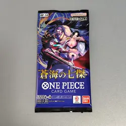 ONE PIECE TCG CARD GAME AUTHENTIC JAPANESE OP14 Seven Warlords of the Sea 1PACK - Image 1