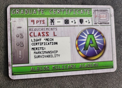 Used Mechwarrior Pilot, Gear and other Cards Pick your own - Image 4