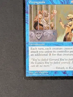 MTG Card - 1x Propaganda - Tempest - Played MP - Vintage - Magic The Gathering - Image 5