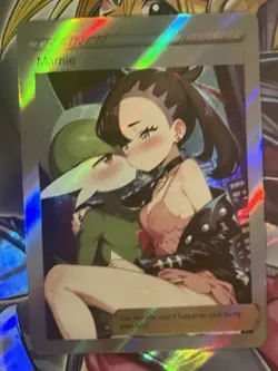 Pokemon Marnie Anime Waifu Custom DIY Trainer Art Sexy Pokemon card - Image 2