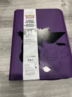 Ultra PRO Elite Series: Pokemon Gengar 9-Pocket Zippered Binder Holds 360 Cards - Image 1