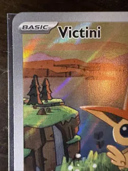 Pokemon TCG Victini Full Art Holo Black Star Promo Card 208 - Image 5