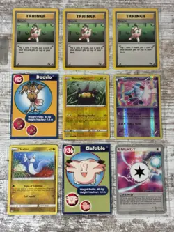 Pokemon Card Collection Lot 5 Pages Mixed Vintage Modern Heavy - Medium Play - Image 1