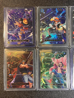 6 Set Special Parallel Luffy,Sabo,Ace ONE PIECE CARD GAME Japanese OP13 - Image 2