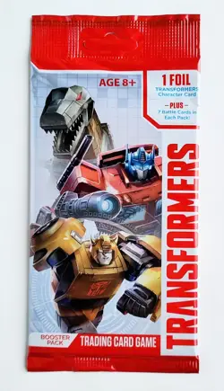 Transformers Trading Card Game (2018) Wave 1 Booster Pack 7 Cards 1 Foil Sealed - Image 1