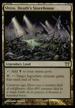 Shizo, Death's Storehouse -Foil Light Play MTG Champions of Kamigawa - Image 1