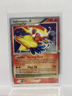 Pokemon card 121/130 Infernape Lv X rare holo Lv X Diamond and Pearl - LP - Image 1