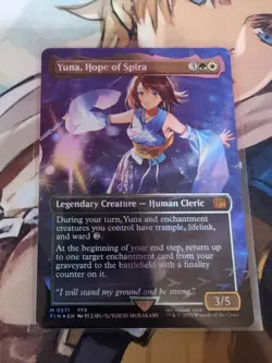 MTG - Yuna, Hope of Spira - Borderless Chocobo Track Foil - Final Fantasy - Image 2