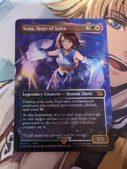 MTG - Yuna, Hope of Spira - Borderless Chocobo Track Foil - Final Fantasy - Image 3