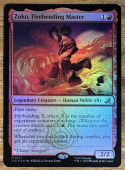 MTG: Avatar: The Last Airbender Eternal-Legal, Zuko, Firebending Master - Foil - Image 1