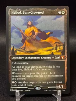 Heliod, Sun-Crowned (FOIL ETCHED) MTG Commander Masters Foil - NM - Image 1