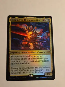 Isshin, Two Heavens as One FOIL X1 NEO MTG Kamigawa Neon Dynasty - Image 1