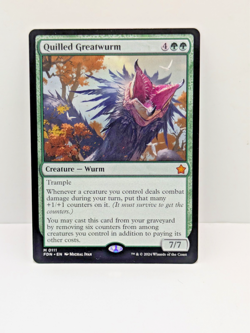 Foundation - Quilled Greatwurm - Mythic - Green - Creature - Regular - Image 1