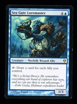 * * 1x Sea Gate Loremaster x1 * * Zendikar MTG VLP Very Lightly Played - Image 1