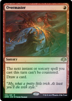 Overmaster 132/261 Foil Dominaria Remastered MTG Rare - Image 1