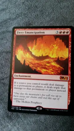 MTG CORE SET 21 FIRERY EMANCIPATION - Image 1