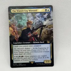 MTG - The Wandering Minstrel (Extended Art) Final Fantasy Regular NM Pack Fresh - Image 1