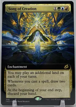 🧙Song Of Creation R 346 Borderless IKO Ikoria: Lair Of Behemoths MTG - Image 1