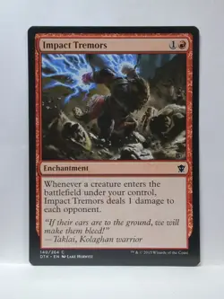 MTG Impact Tremors DTK Dragons of Tarkir 140 Common - Image 1