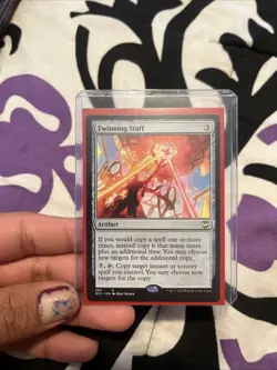 MTG Twinning Staff. Mint Condition. Streets of New Capenna. - Image 4