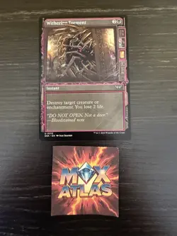 Withering Torment (Showcase) Duskmourn Regular Uncommon #313 NM MTG - Image 1