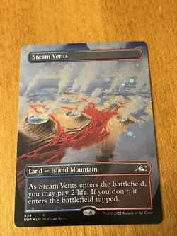 Steam Vents (Galaxy Foil) (Unfinity #534) MTG - Image 1