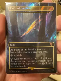 Mtg Cavern Of Souls (Paths Of The Dead) Surge Foil Nm Lord Of The Rings - Image 1