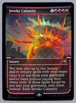 Invoke Calamity - Showcase - Foil - 384 - Kamigawa: Neon Dynasty (NEO) MTG - Image 1