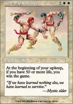 Moderatly Played, English - 1 x MTG Test of Endurance Judgment - Image 1