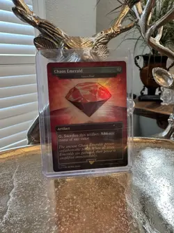 Magic The Gathering Sonic Red Chaos Emerald Lotus Petal (7032) Secret Lair Foil - Image 1