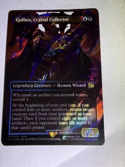 Golbez, Crystal Collector - Surge Foil - Borderless - MTG FINAL FANTASY - RareCo - Image 1