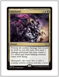 1x Inkshield, Duskmourn Commander, Magic MTG NM - Image 1
