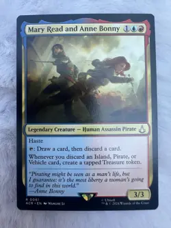 MAGIC, MTG: MARY READ AND ANNE BONNY, REGULAR/ ACR /RARE #0061/ NM - Image 1
