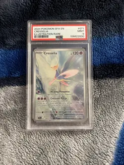 LUCKY PSA 9 Cresselia 071/064 POKEMON SV: Shrouded Fable **EVENT HORIZON ART** - Image 1