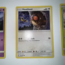 Pokemon TCG Ekans Hoothoot Dwebble- 26/68 165/236 10/236 common - Image 3