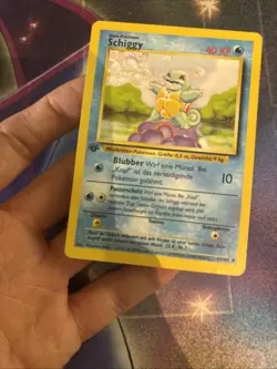 (VP) Pokemon TCG Squirtle SCHIGGY Base Set 63/102 Regular 1st Ed GERMAN LP - Image 5